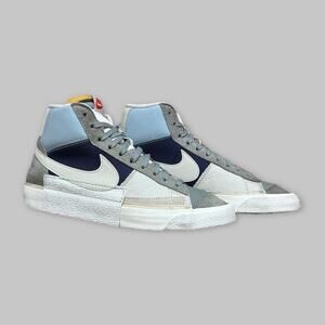 Nike Blazer Mid ’77 Jumbo Light Smoke Grey Navy Men’s Sneakers – Size 10